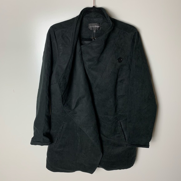 New nwt Outer Edge faux suede jacket coat blazer Plus size - Picture 3 of 7